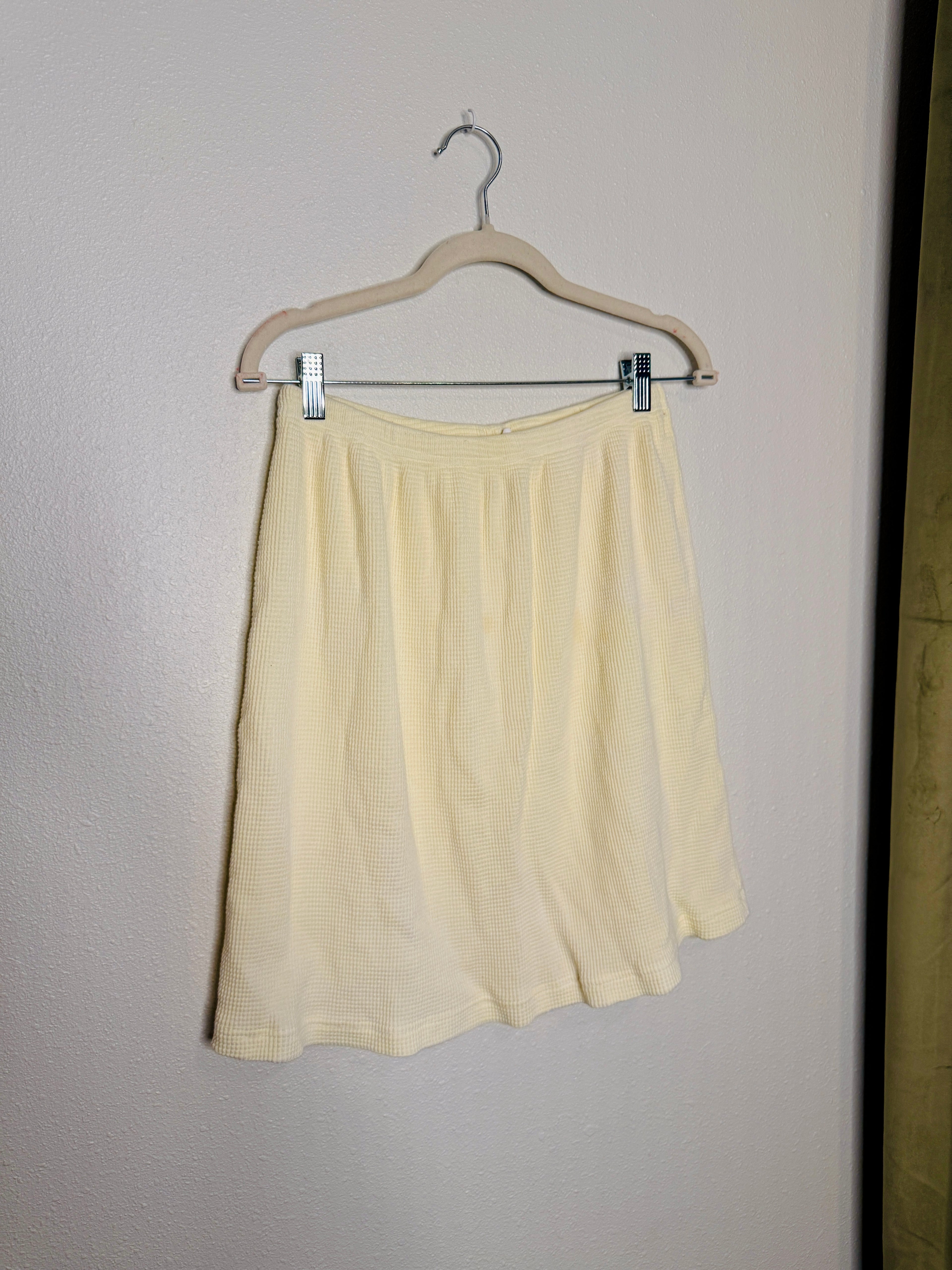 Vintage Butter Yellow Skirt