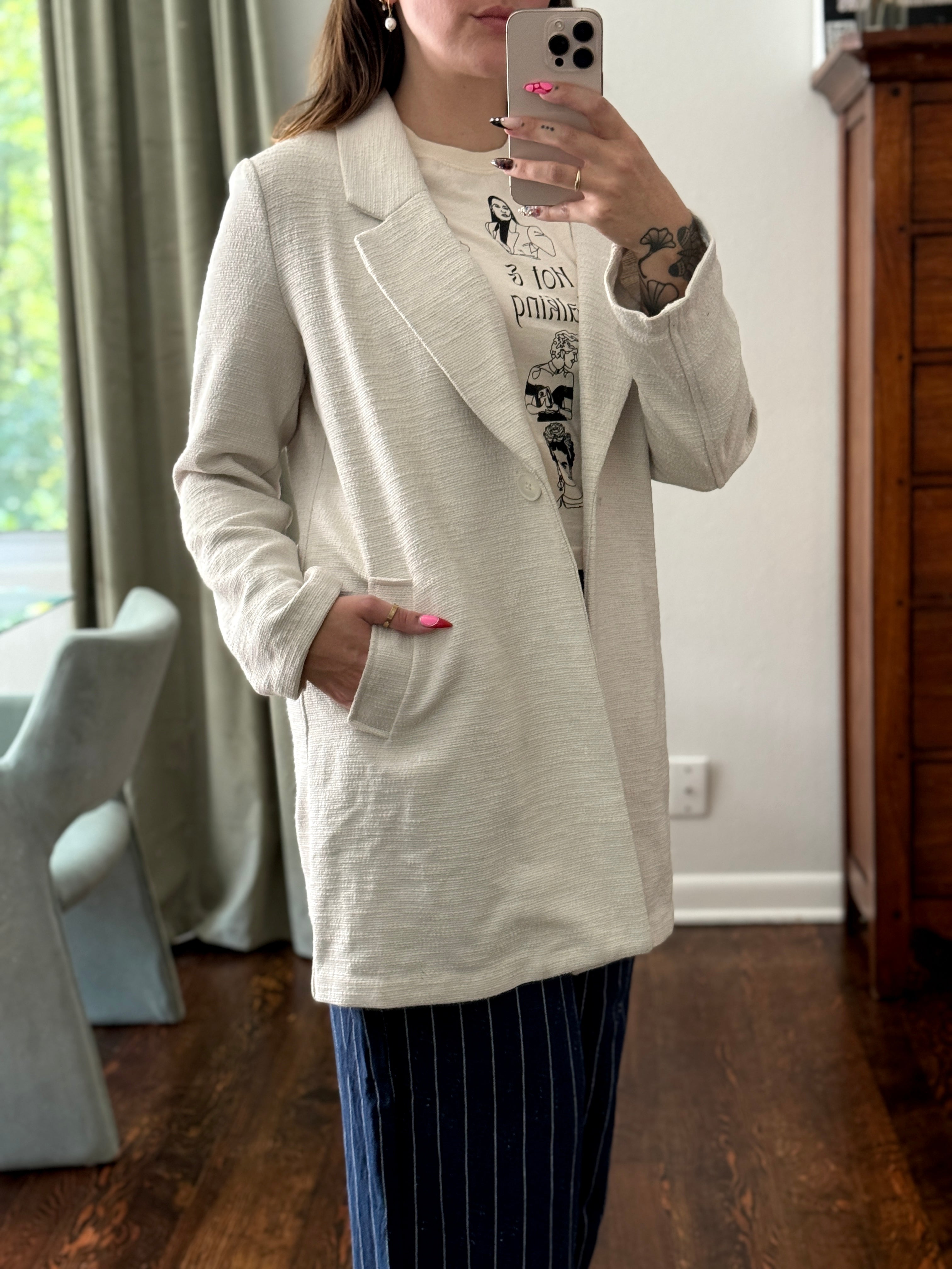 Old Navy Long Blazer/Coat
