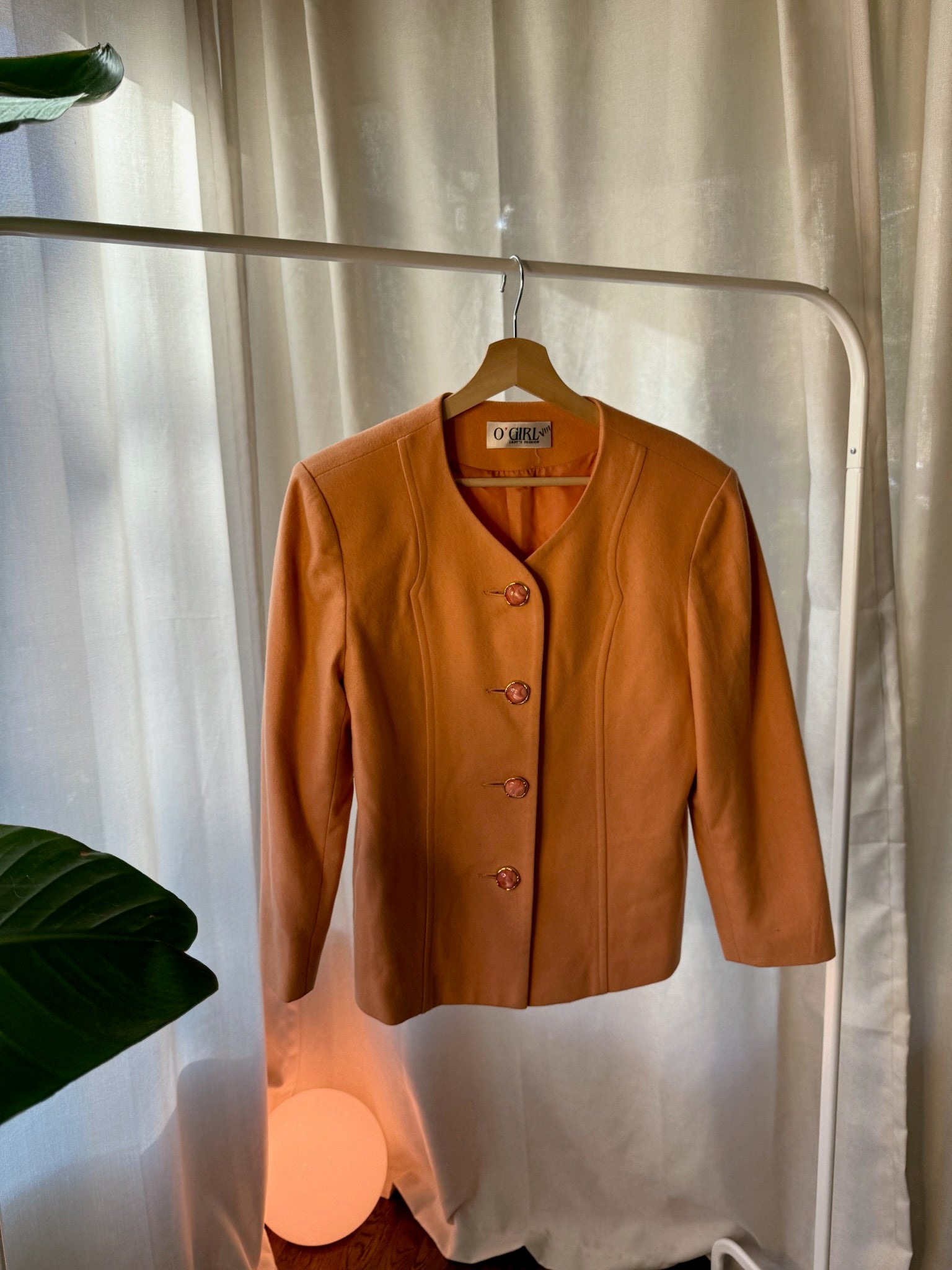 O'Girl Peach Wool Blazer