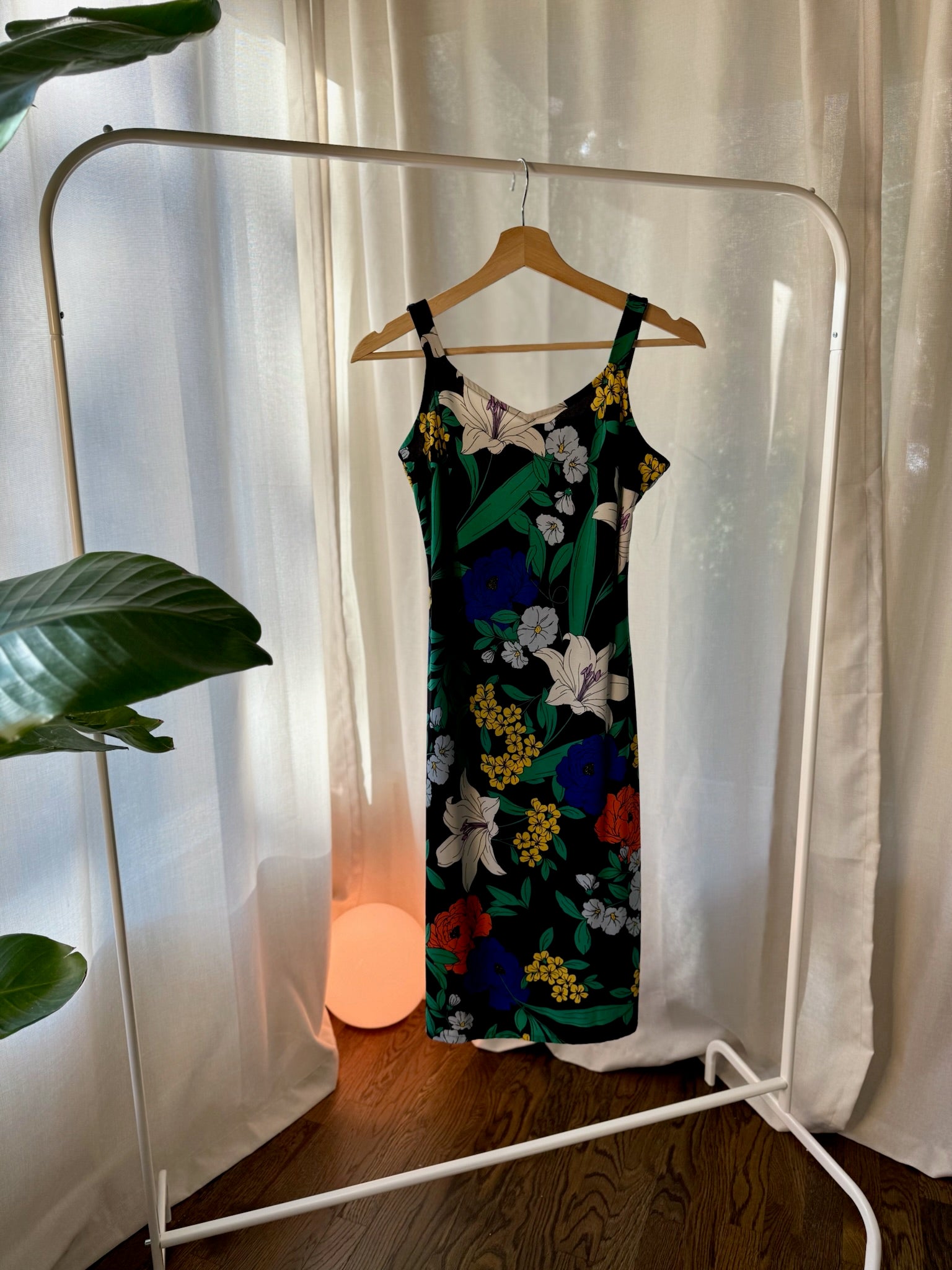 Roz & Ali Black Floral Dress