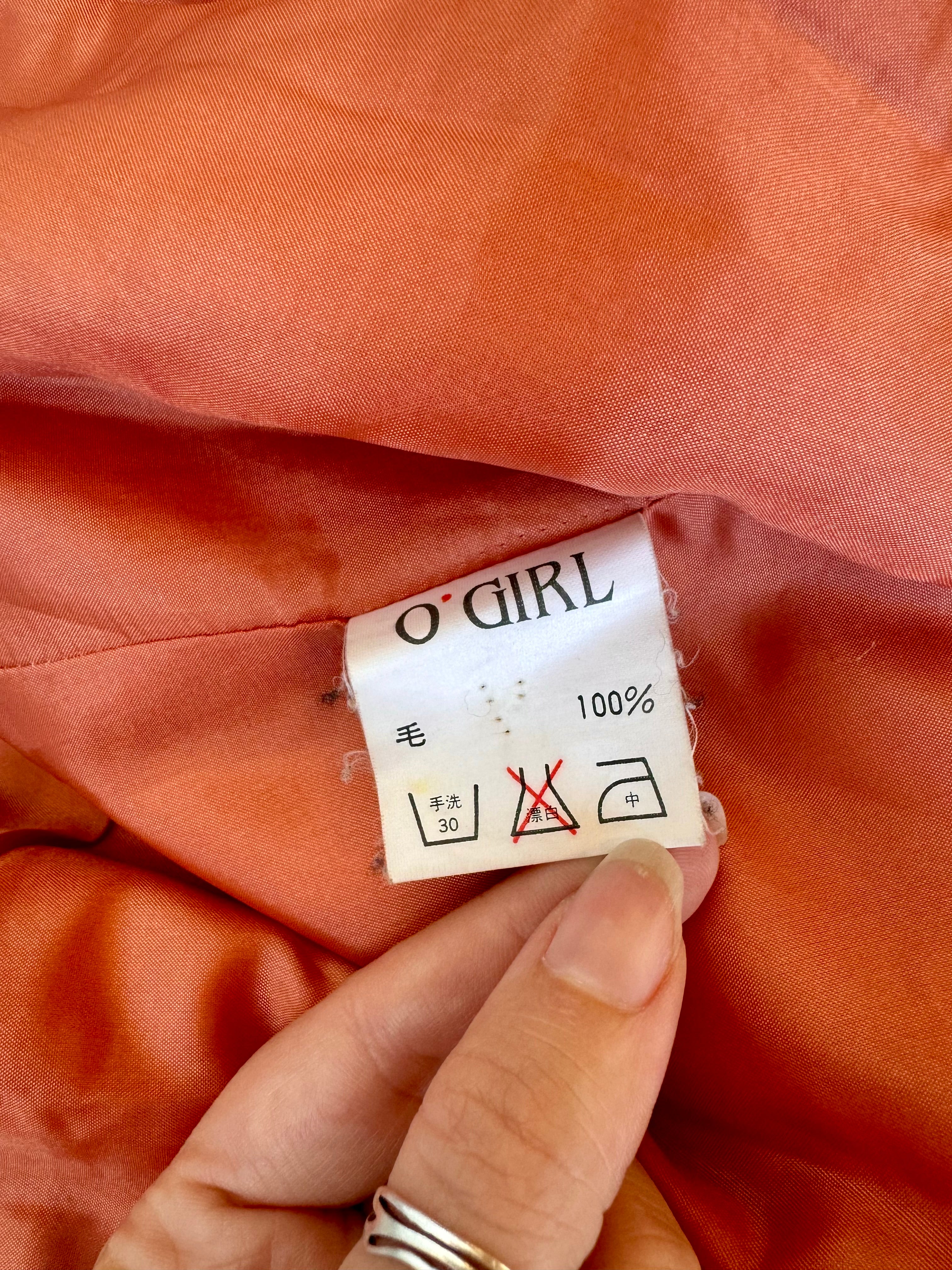 O'Girl Peach Wool Blazer