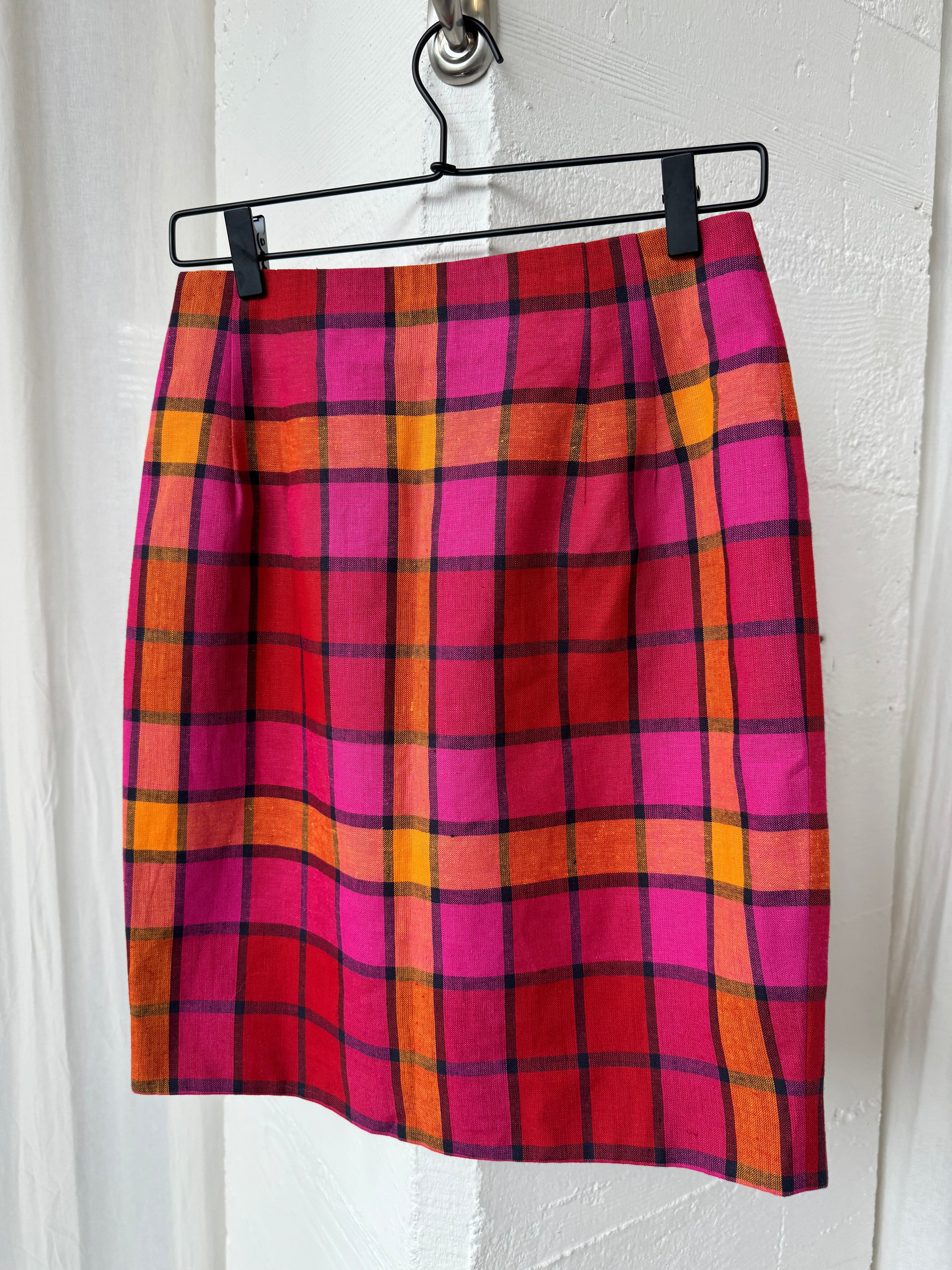 Classiques Vintage Plaid Skirt