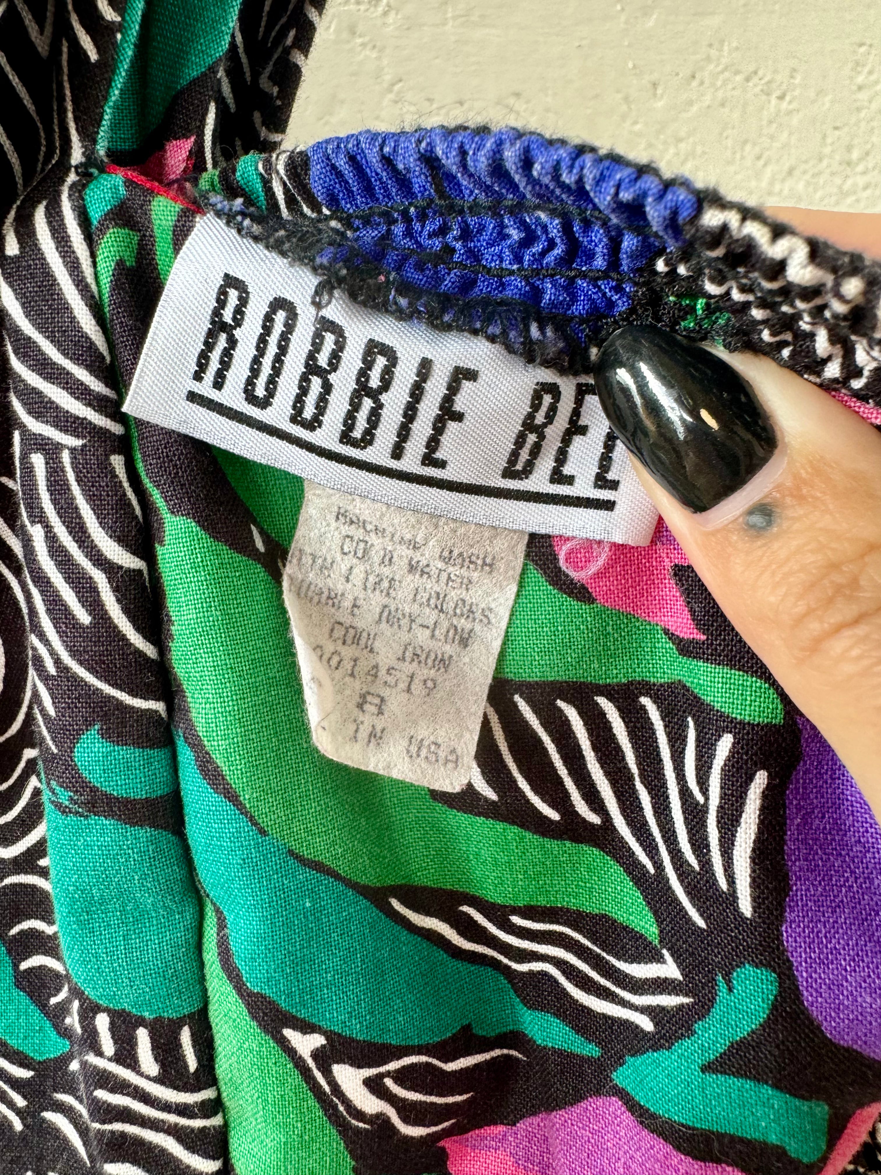 Vintage Robbie Bee 80s Prom Dress