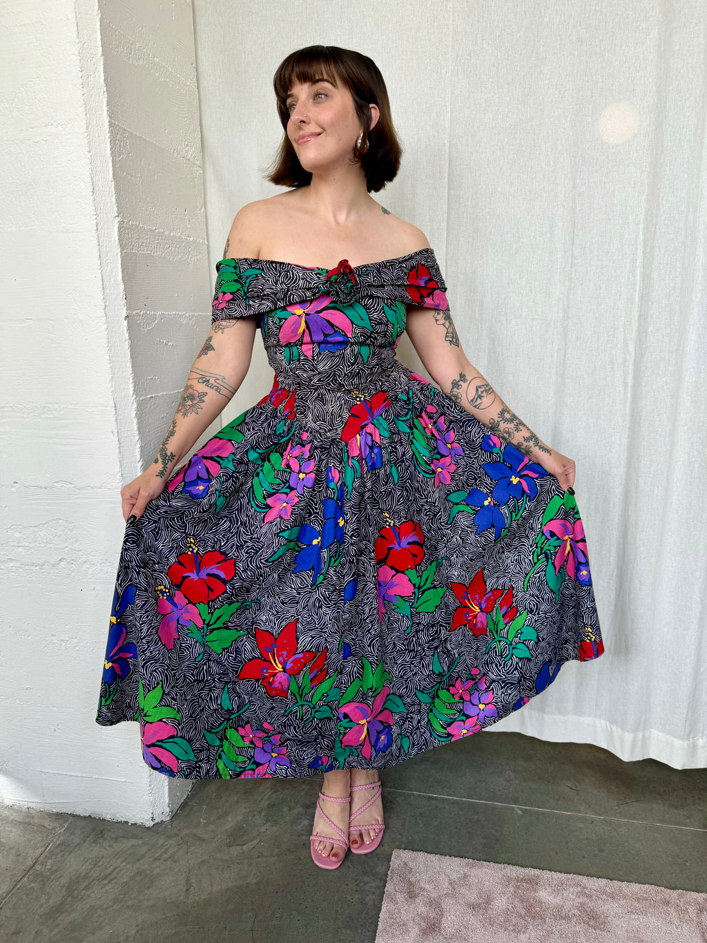 Vintage Robbie Bee 80s Prom Dress