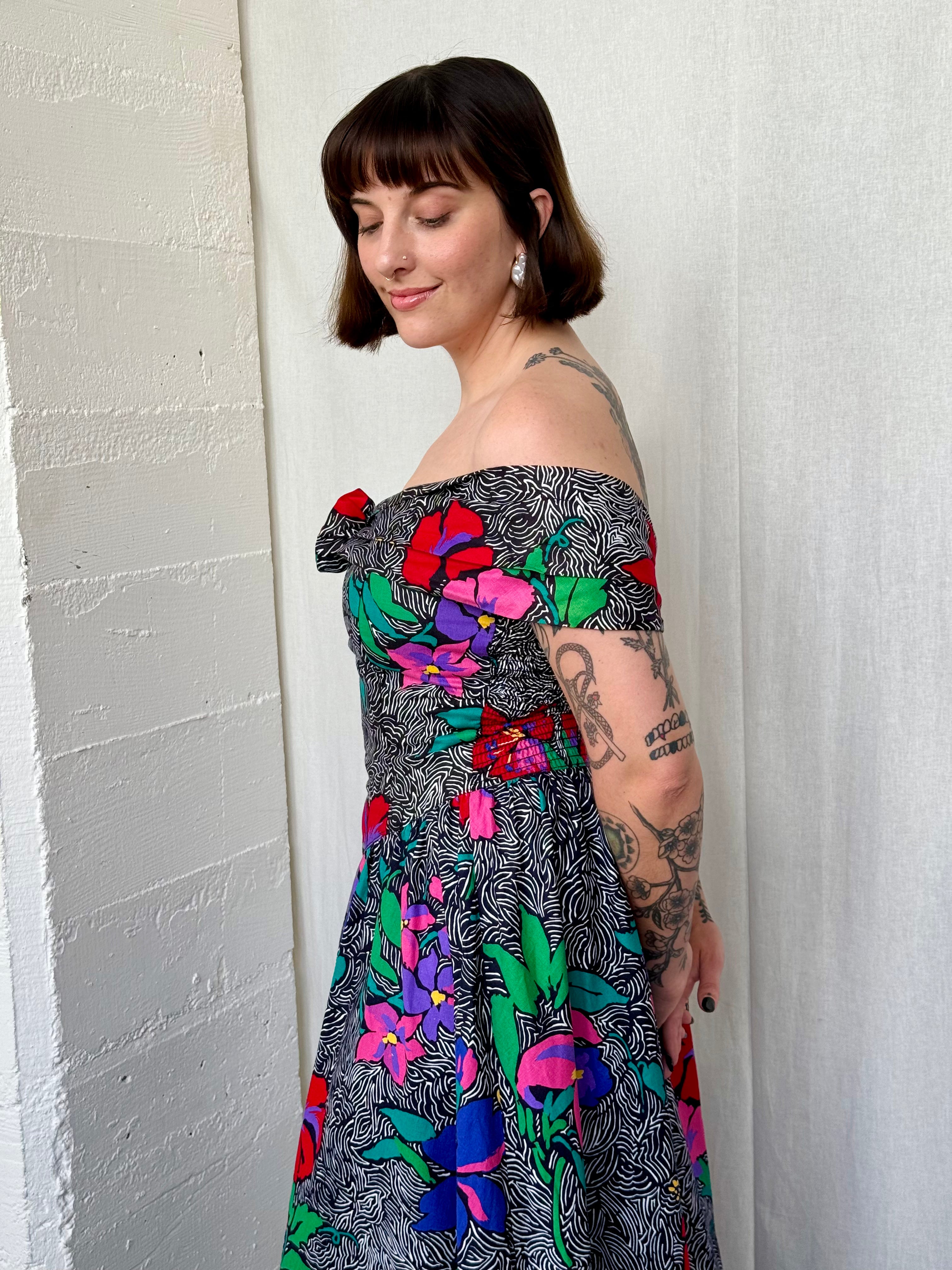 Vintage Robbie Bee 80s Prom Dress
