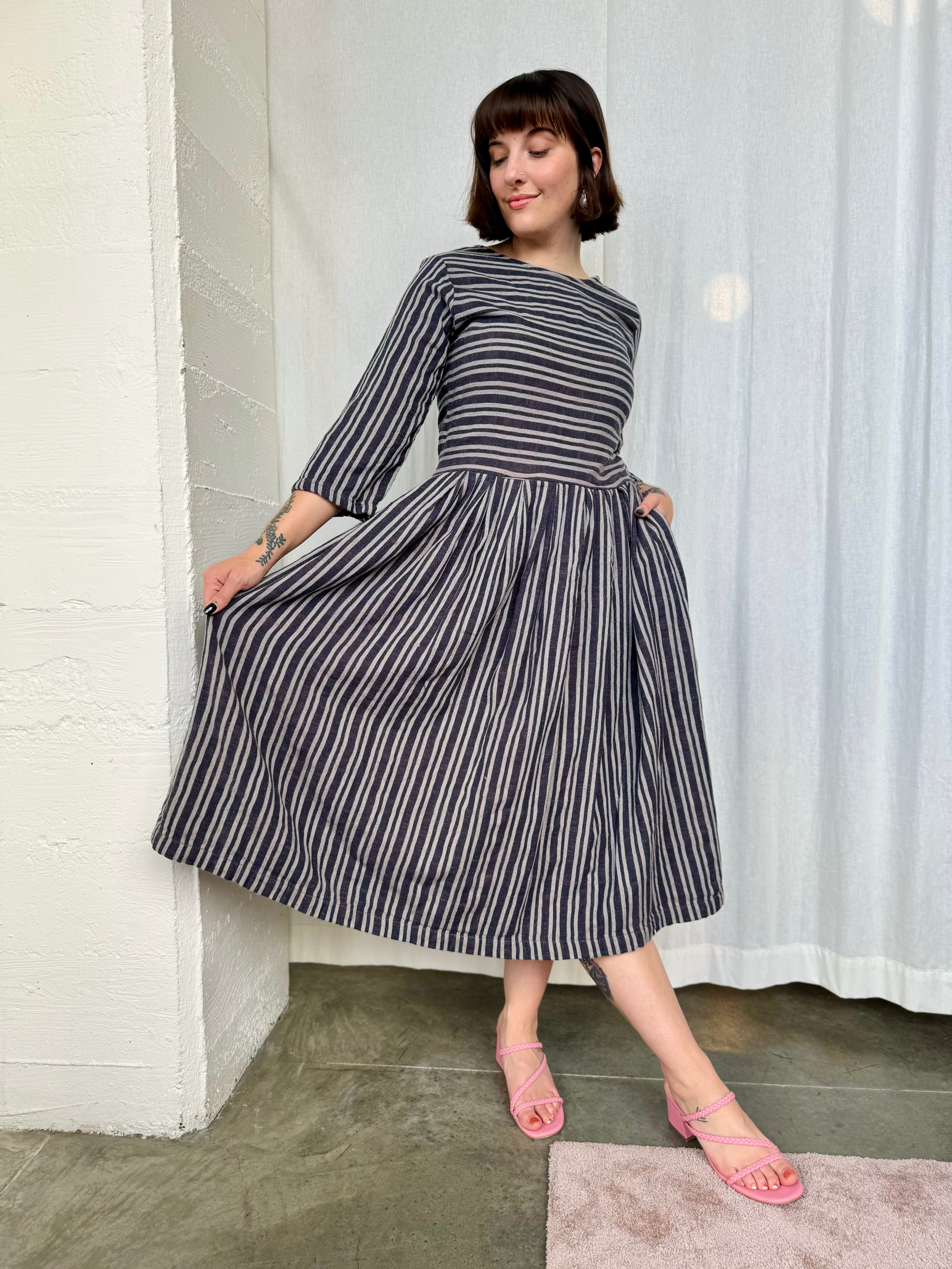 ace&jig 100% Cotton Striped Dress