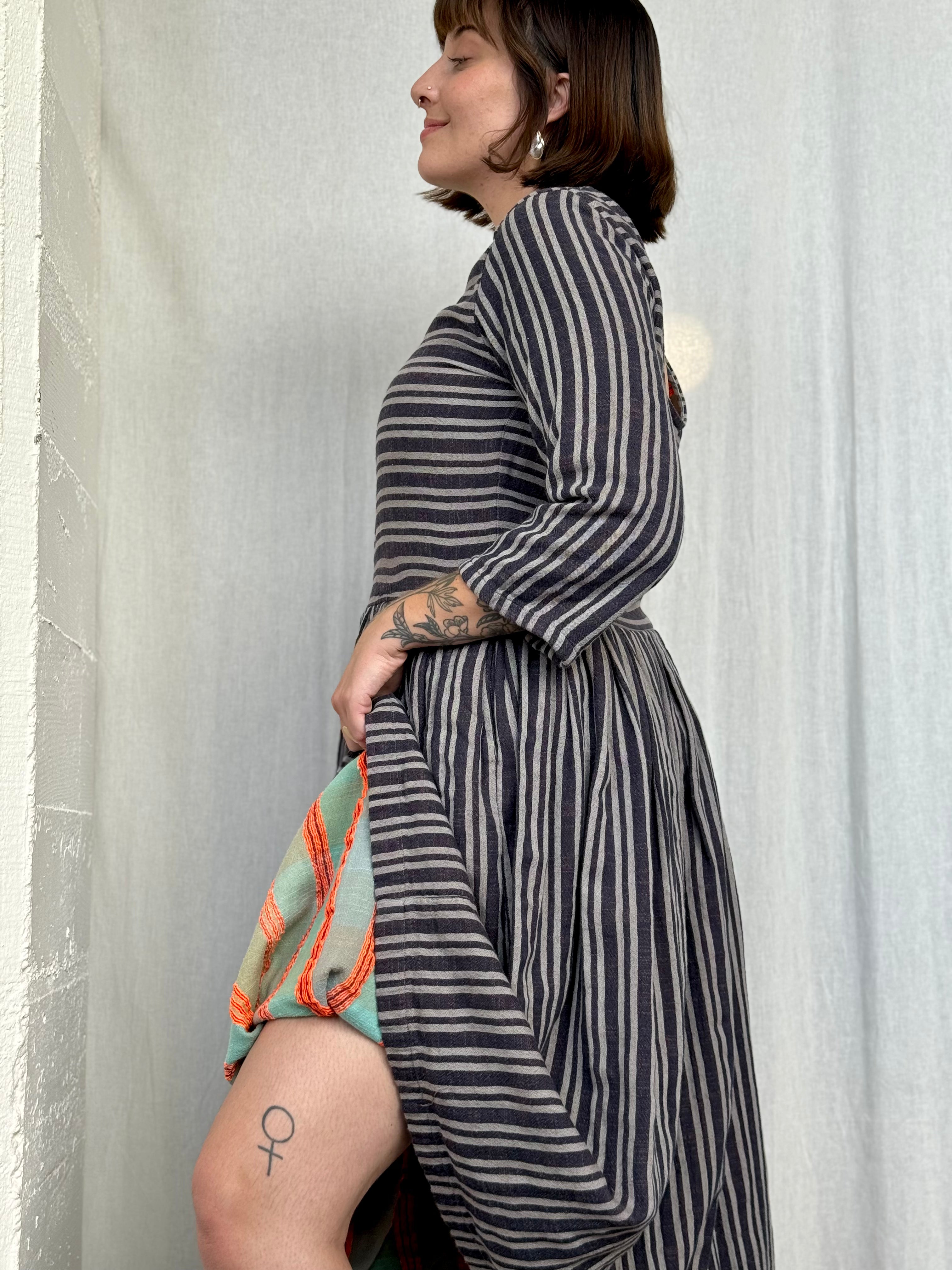 ace&jig 100% Cotton Striped Dress