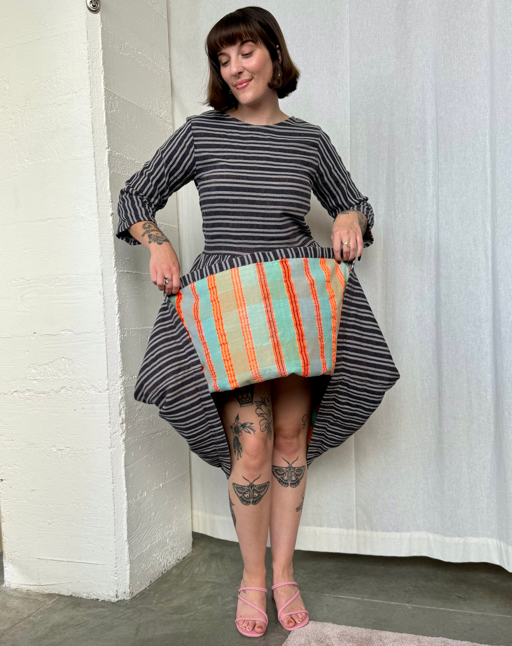 ace&jig 100% Cotton Striped Dress