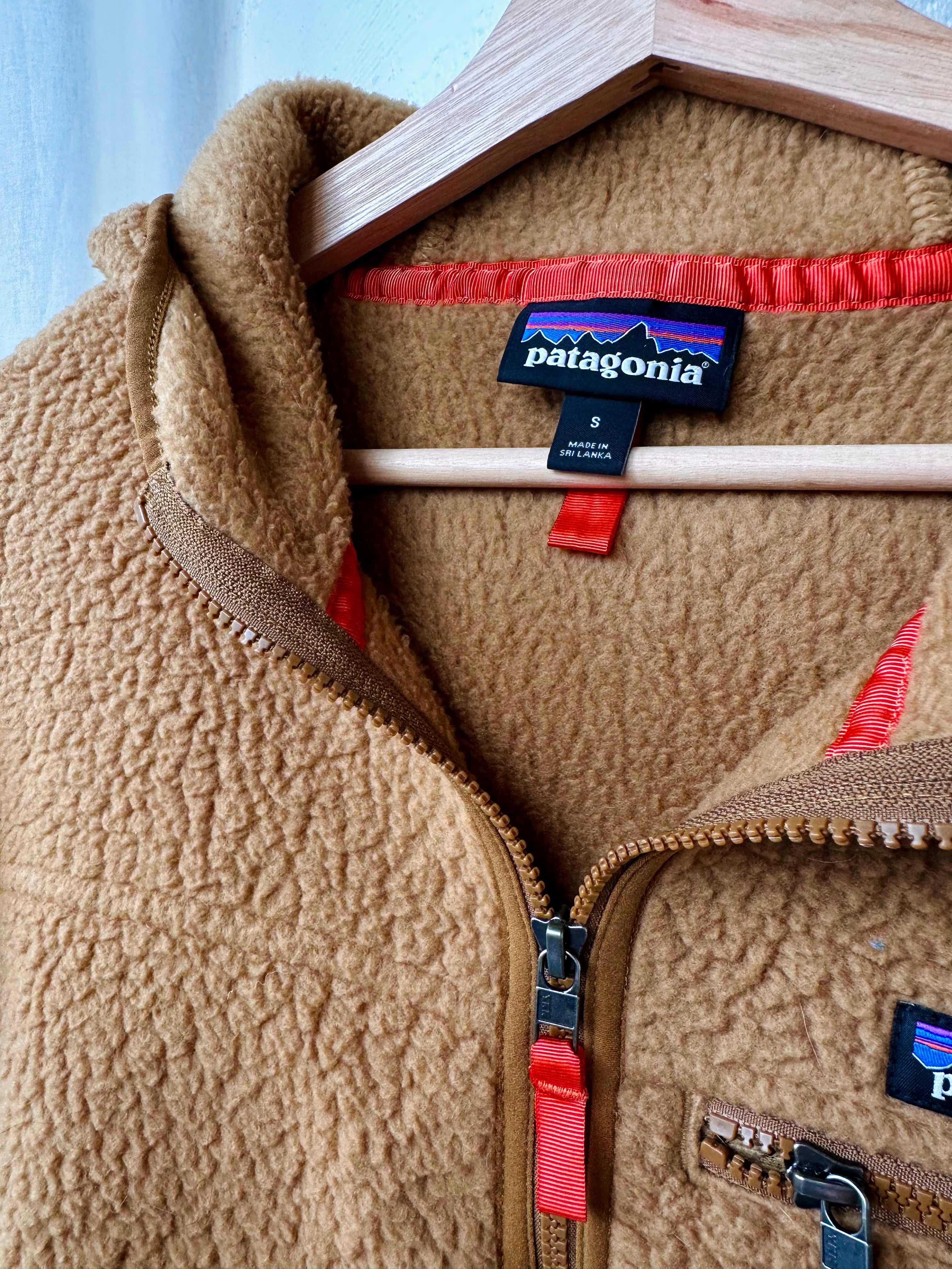 Patagonia Tan Fleece Jacket