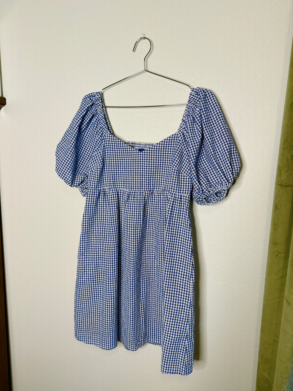 Old Navy Blue Gingham Dress