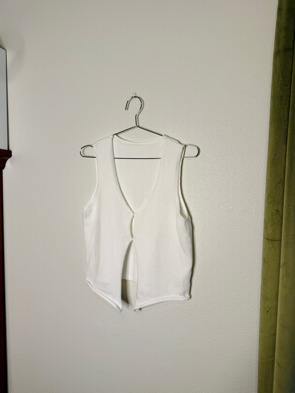 White Sleeveless Top