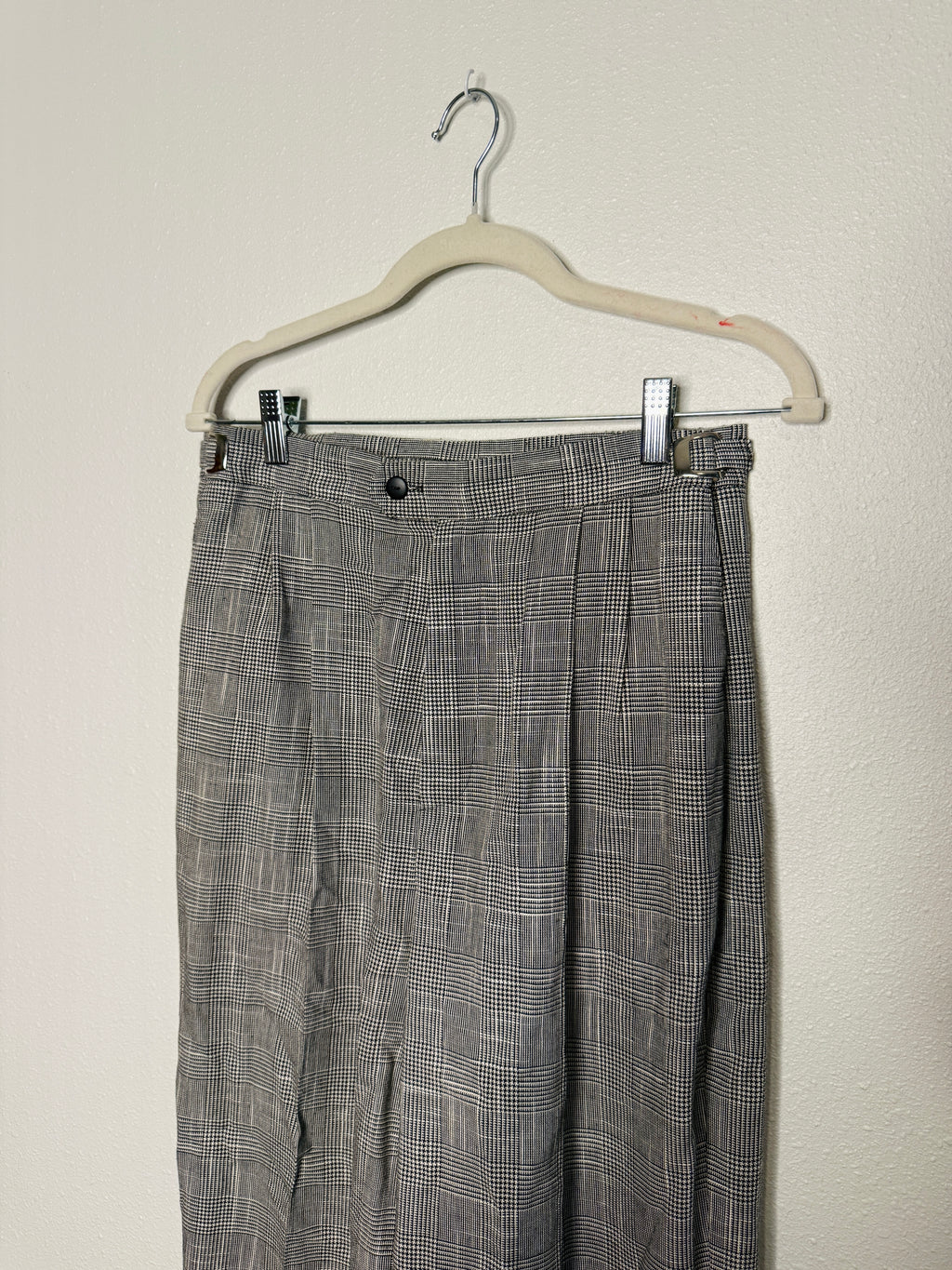 Vintage High Waisted Tapered Trousers