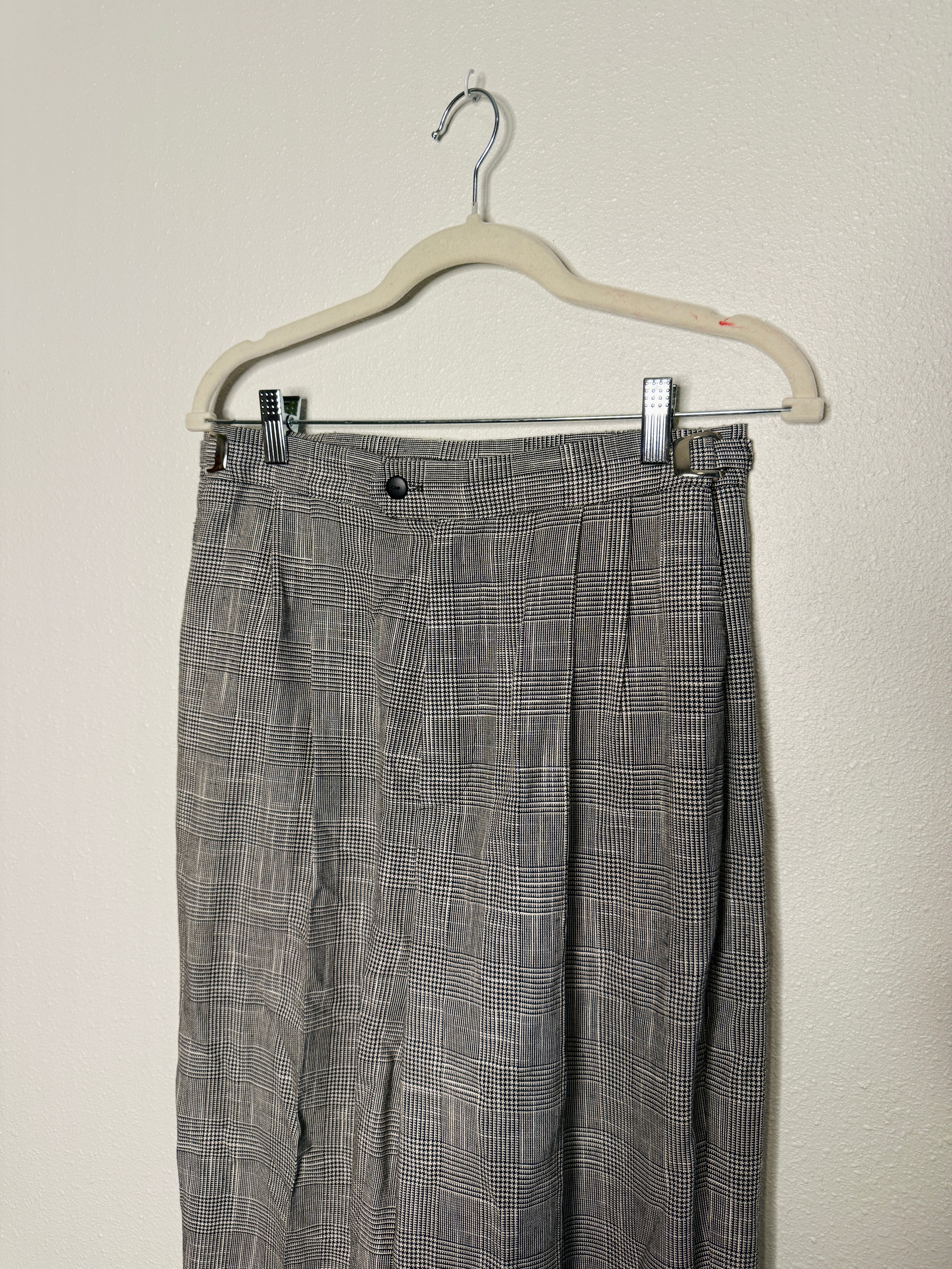 Vintage High Waisted Tapered Trousers
