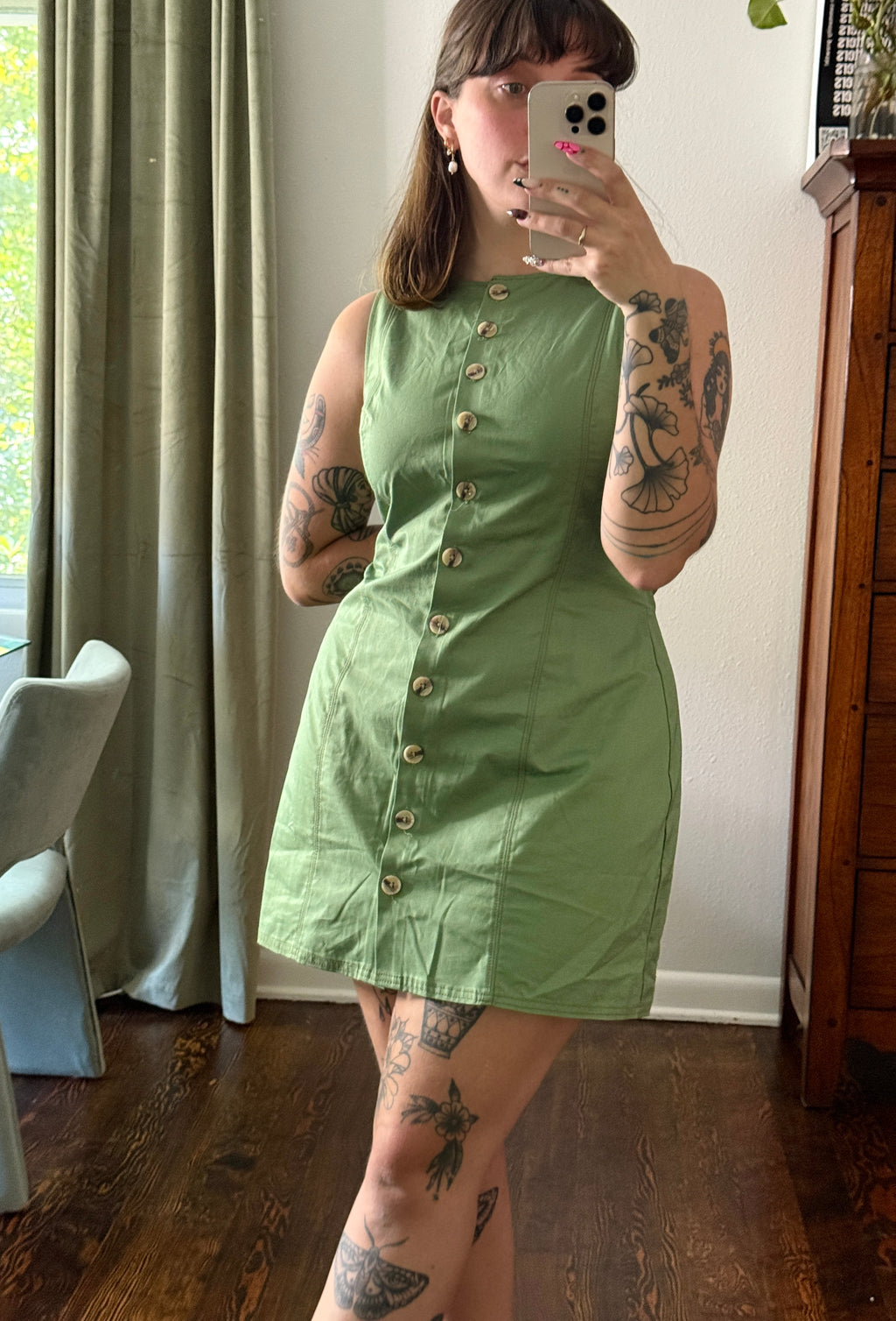 Anthropologie Open Back Dress