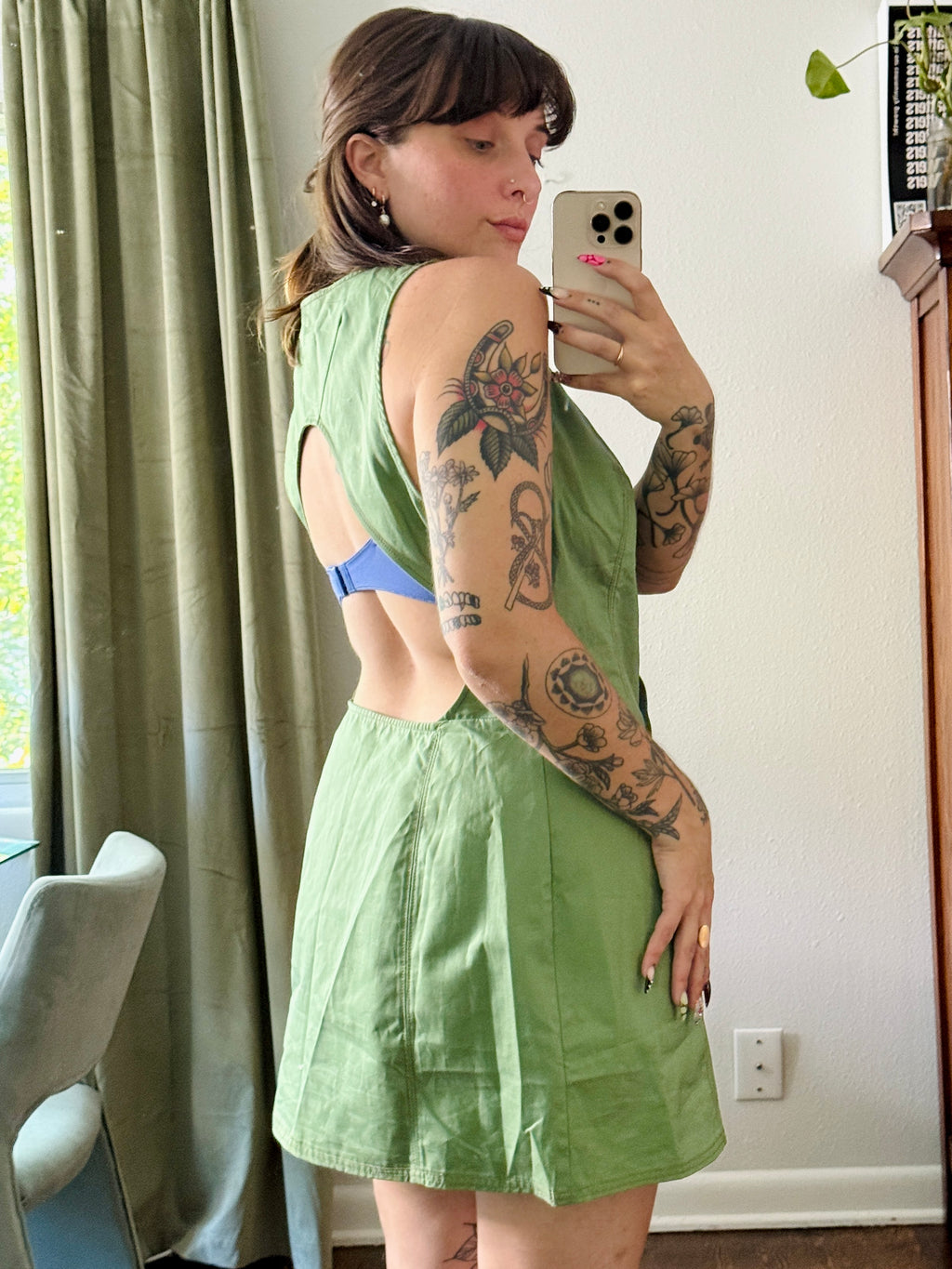 Anthropologie Open Back Dress