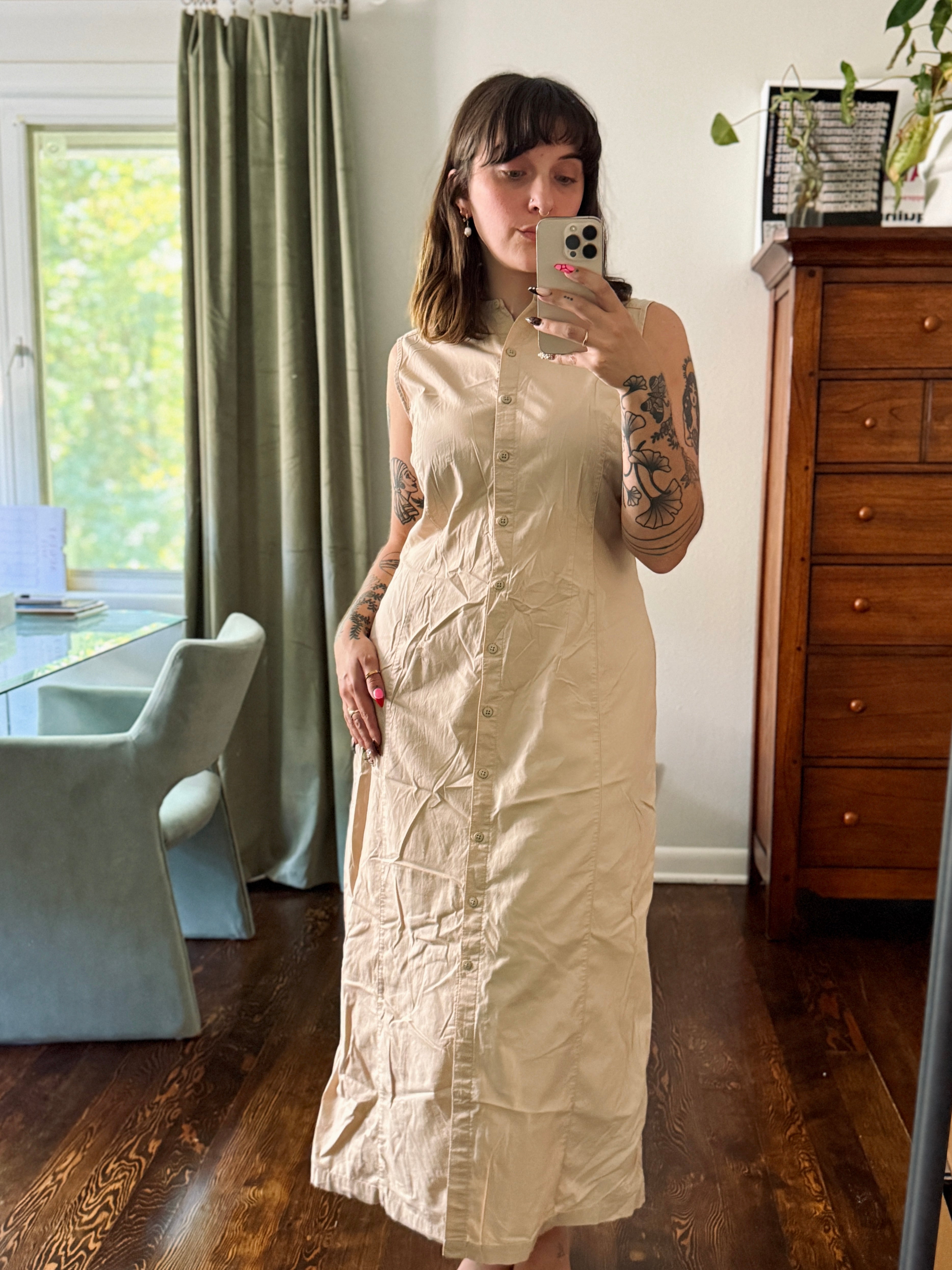Eddie Bauer Khaki Dress
