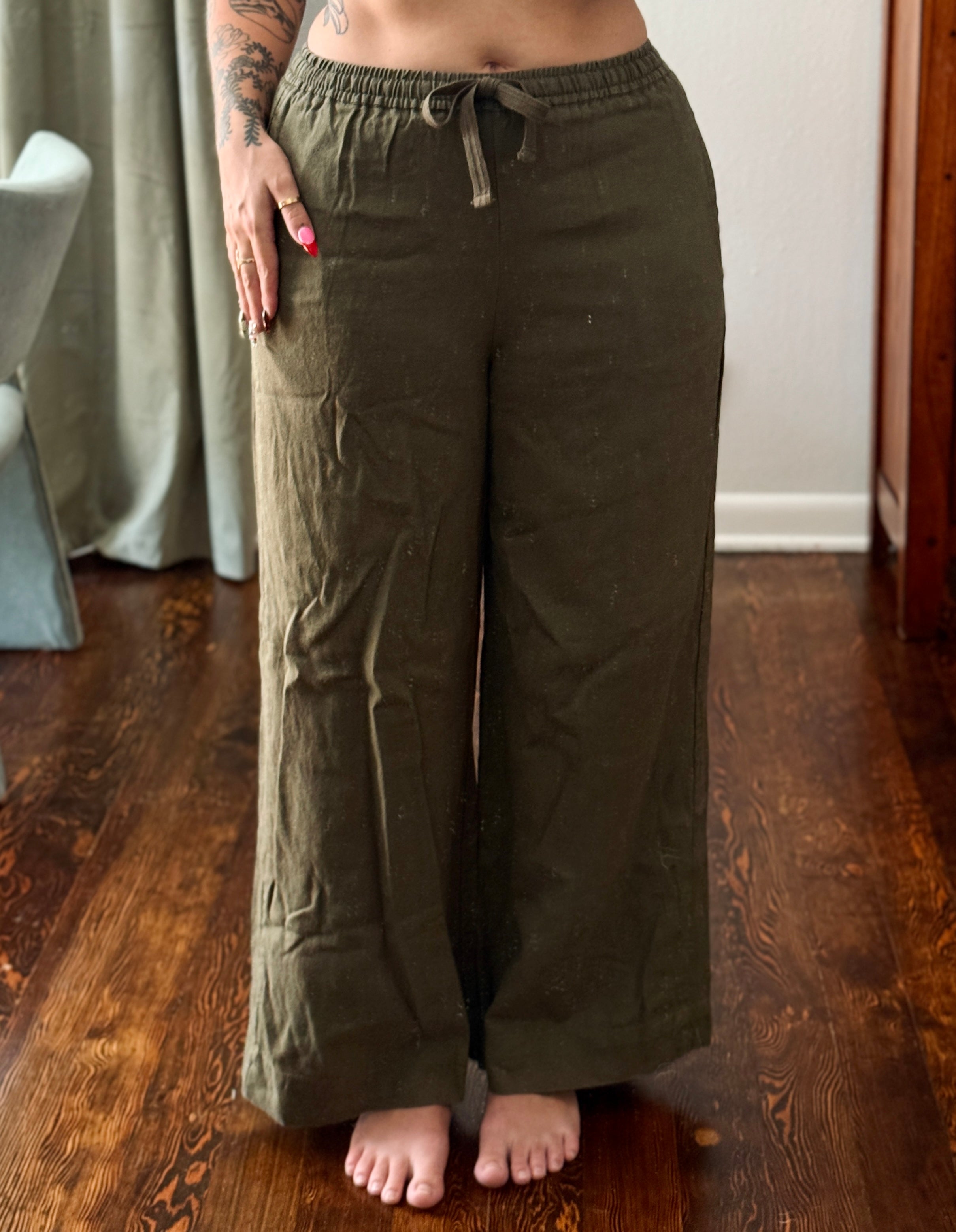 Max Studio Linen Pants