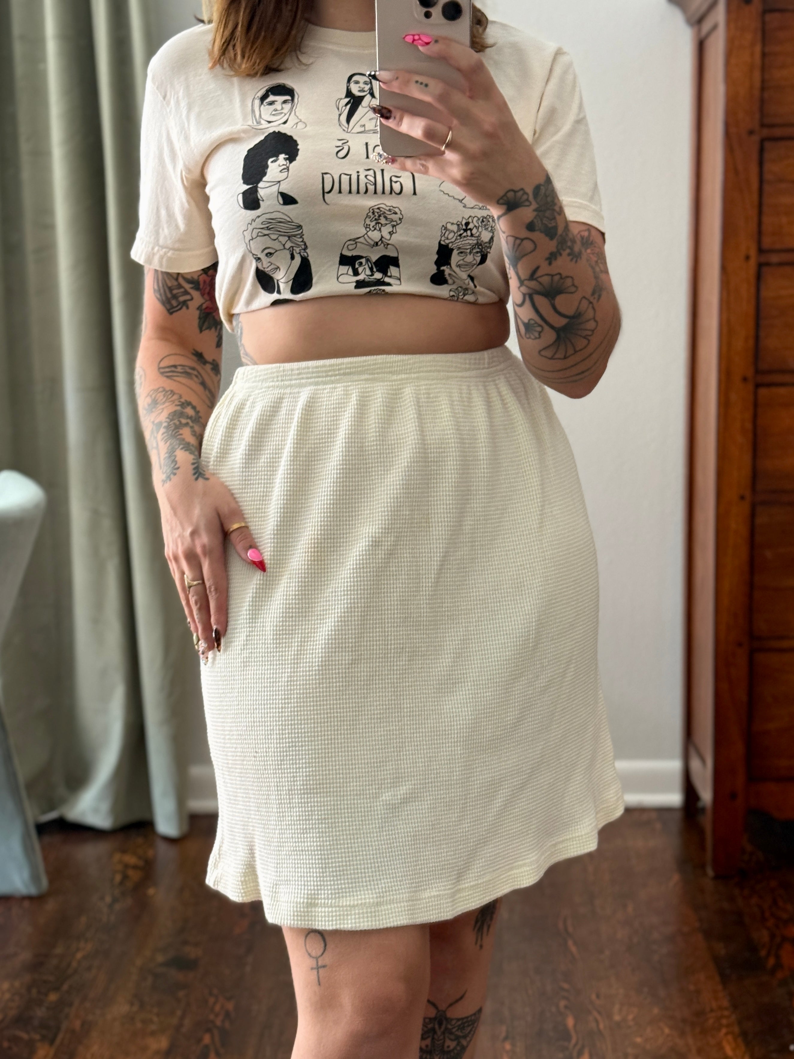 Vintage Butter Yellow Skirt