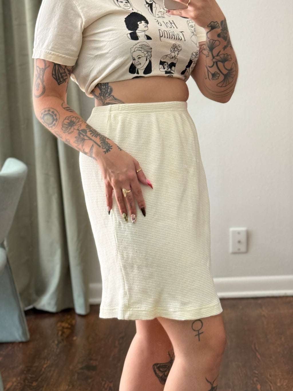 Vintage Butter Yellow Skirt