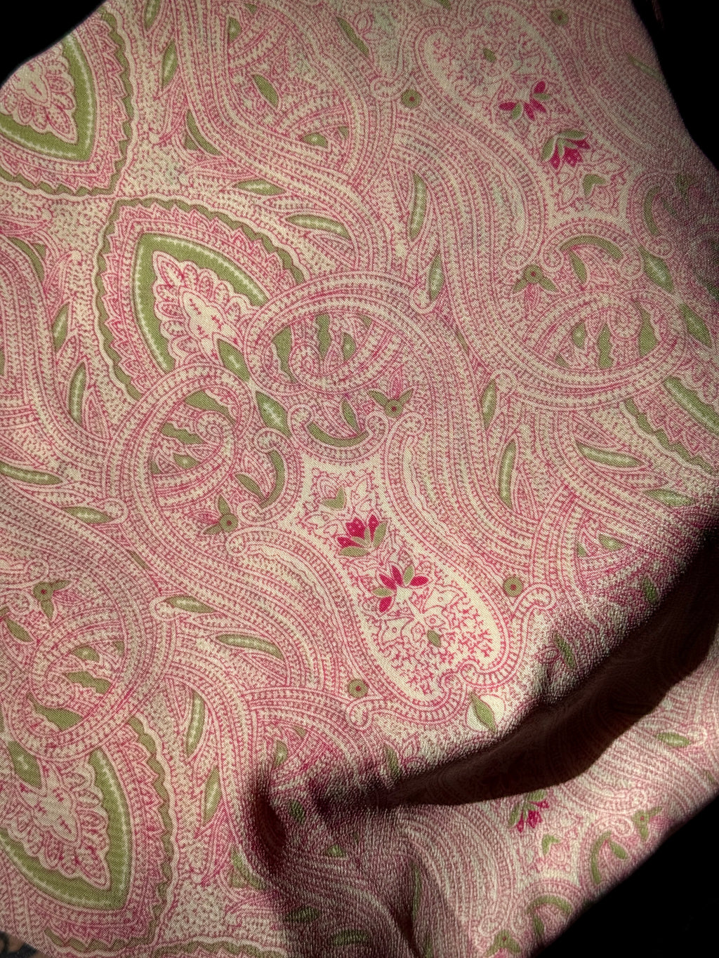 Vintage Pink and Green Skirt
