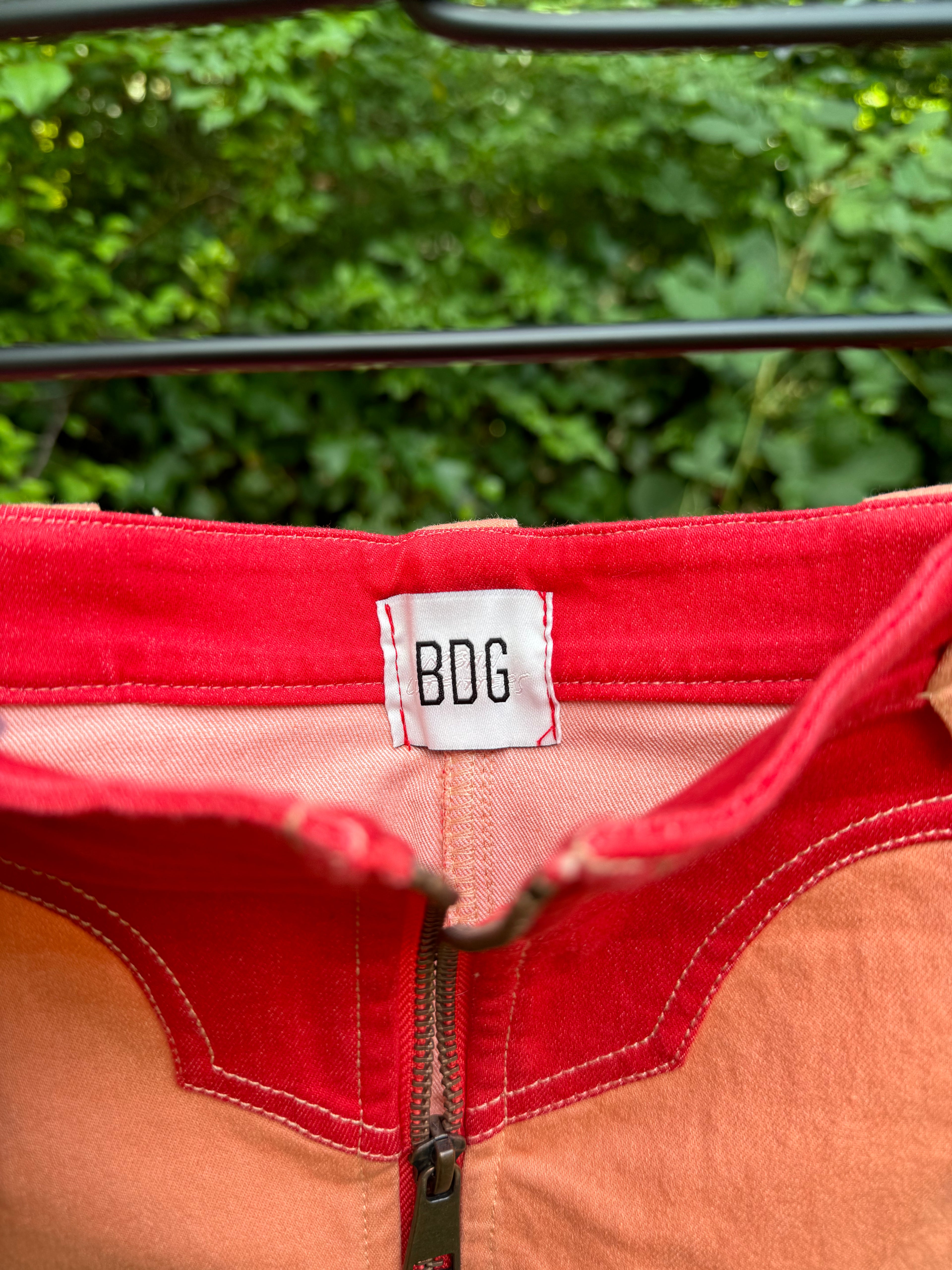 Urban Outfitters BDG Cody Denim Western Mini Skirt