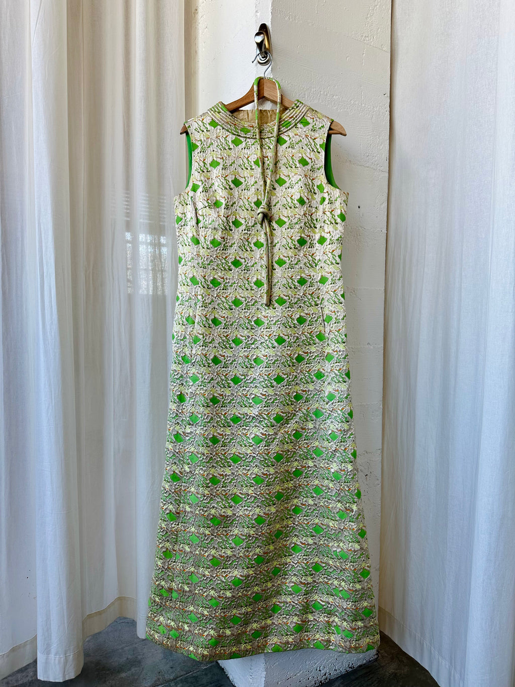 Vintage Dynasty Gold Dress