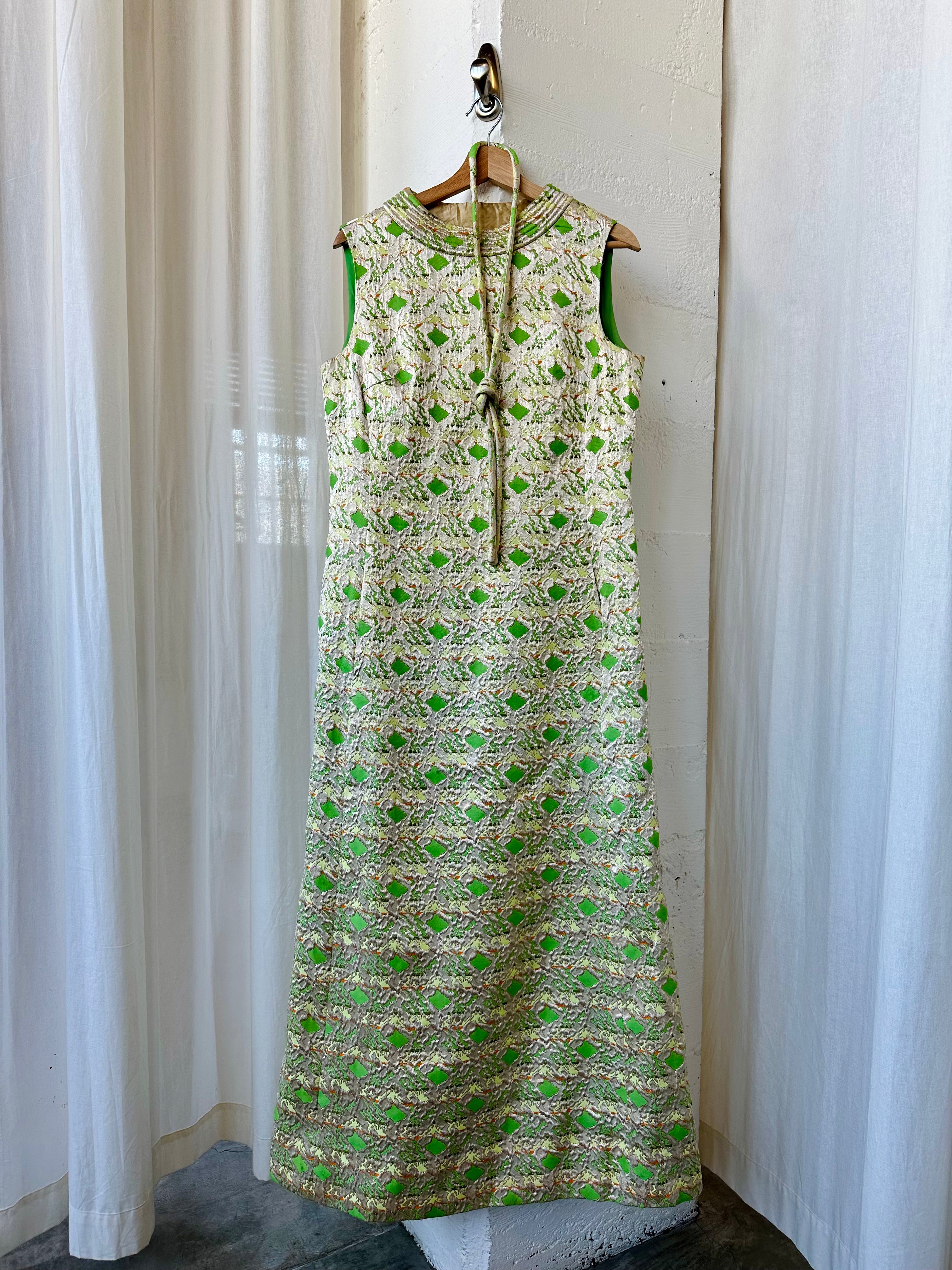 Vintage Dynasty Gold Dress