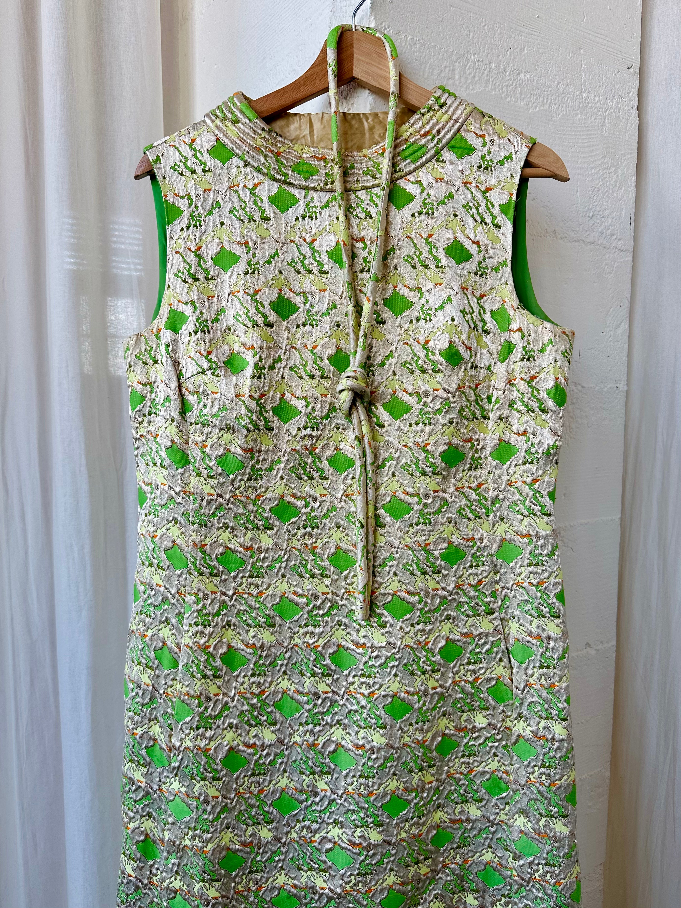 Vintage Dynasty Gold Dress