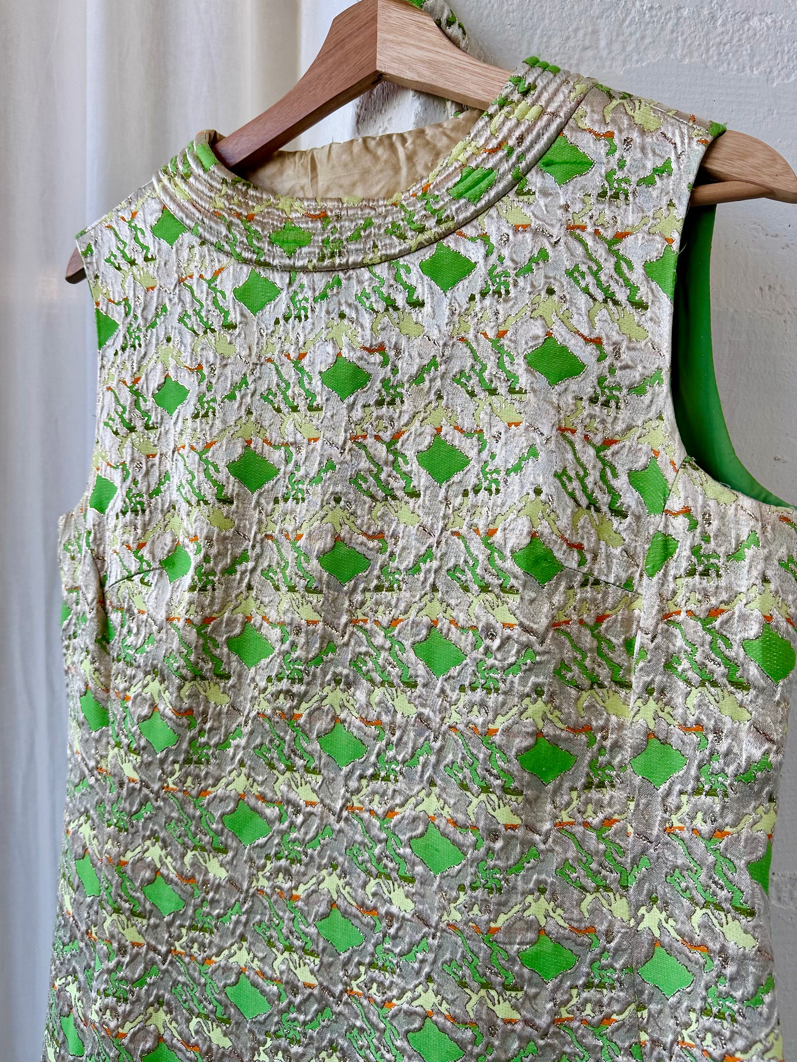 Vintage Dynasty Gold Dress