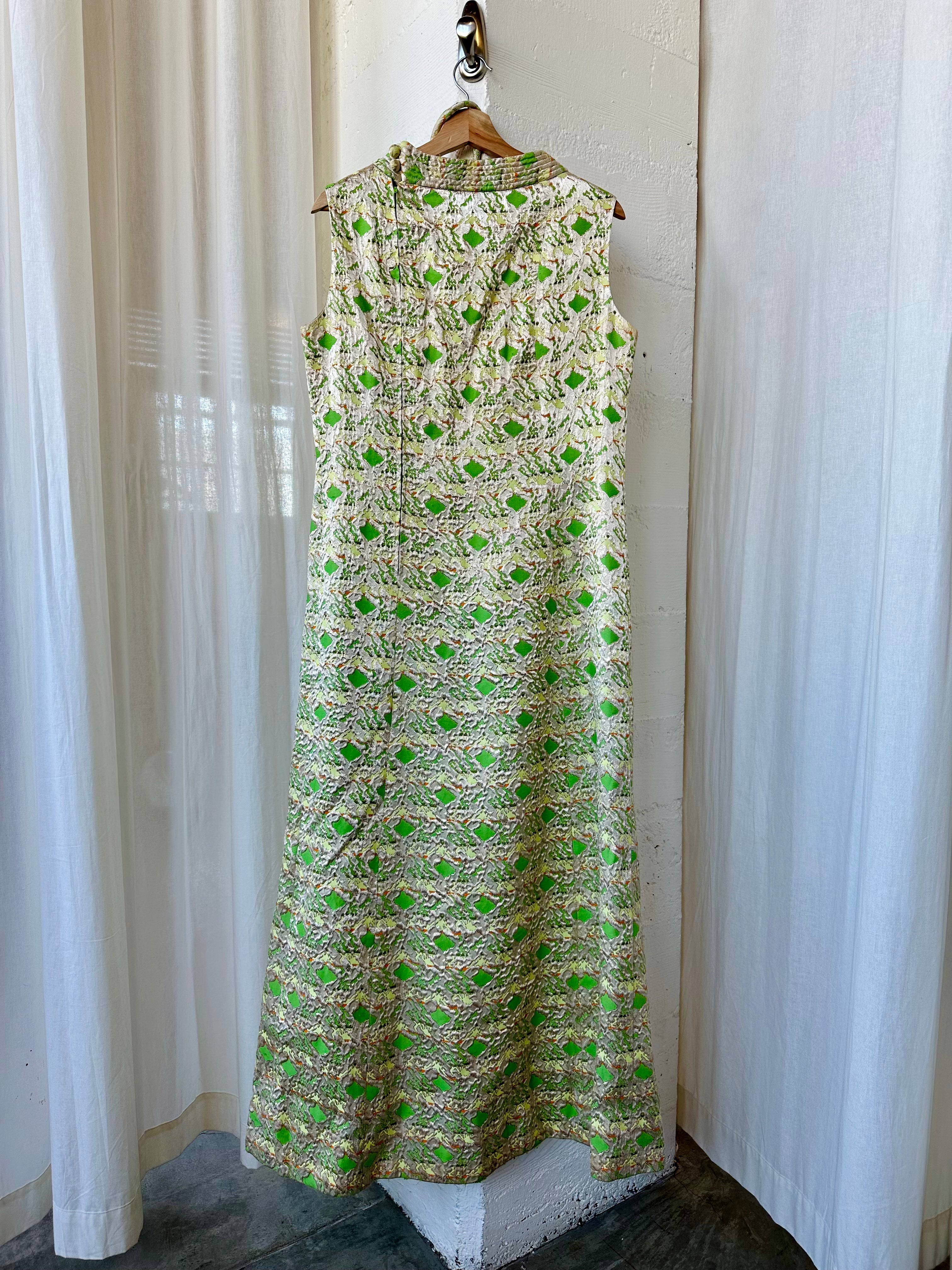 Vintage Dynasty Gold Dress