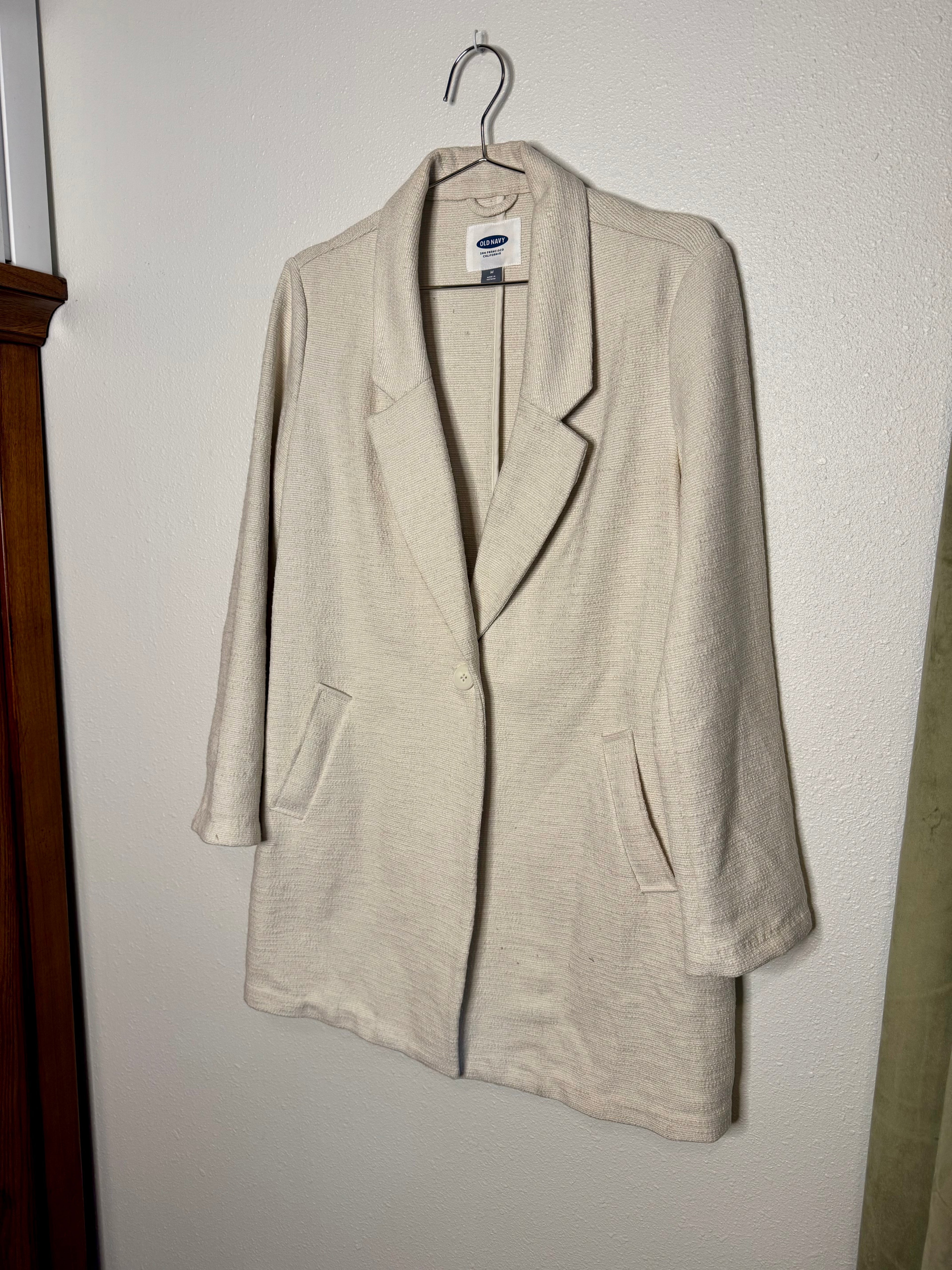Old Navy Long Blazer/Coat