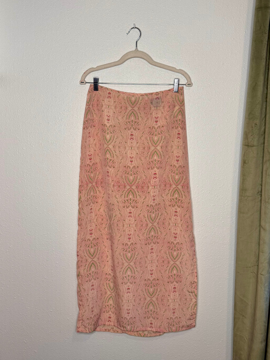 Vintage Pink and Green Skirt