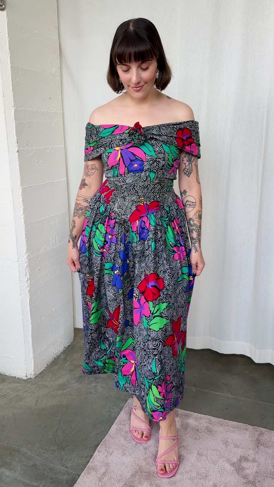 Vintage Robbie Bee 80s Prom Dress
